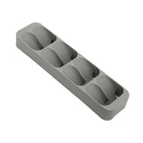 Caja de almacenamiento de cubiertos que ahorra espacio: organizador de cocina multifuncional para utensilios, cuchillos y especias