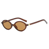 Gafas de sol pequeñas y sexys con diseño de leopardo ovalado: gafas modernas y bonitas para mujeres y hombres 🕶🐆