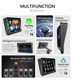 7-Inch Wireless Car Stereo with CarPlay & Android Auto | Touchscreen Multimedia Player with FM Transmitter