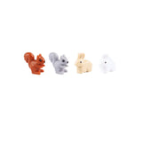 Animal Building Block Set - Farm & Zoo Collection with Goose, Pig, Shark & More