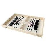 Portable Wooden Finger Flick Board Game