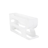 Caja de almacenamiento de huevos con ruedas automáticas - Organizador de huevos para refrigerador de múltiples capas para 30 huevos | Rejilla de conservación de huevos de cocina eficiente