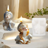 Princess Girl Silicone Candle Mold – Cute Aromatherapy Mold for Candles, Resin, Clay & Gypsum Crafts