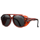 Gafas de sol UV400 para hombres y mujeres: gafas Steampunk de diseño Pit Viper