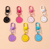 Trendy Smile Face Keychain for Women – Cute Alloy Bag Charm & Key Ring