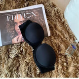 Push-Up Bra with Underwire for Women - Comfortable 3/4 Cup Invisible Bra