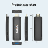 4K Android TV Stick with Dual-Band Wi-Fi, Quad-Core Processor & IR Remote