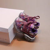 Kids’ Breathable PU Leather Casual Shoes – Unisex Hook & Loop Sneakers for All Seasons