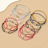 Adjustable Cubic Zirconia Rope Chain Bracelet