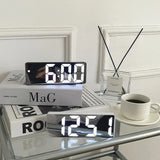 Modern Digital Alarm Clock with LED Display – Perfect for Bedroom, Office, or Desk
