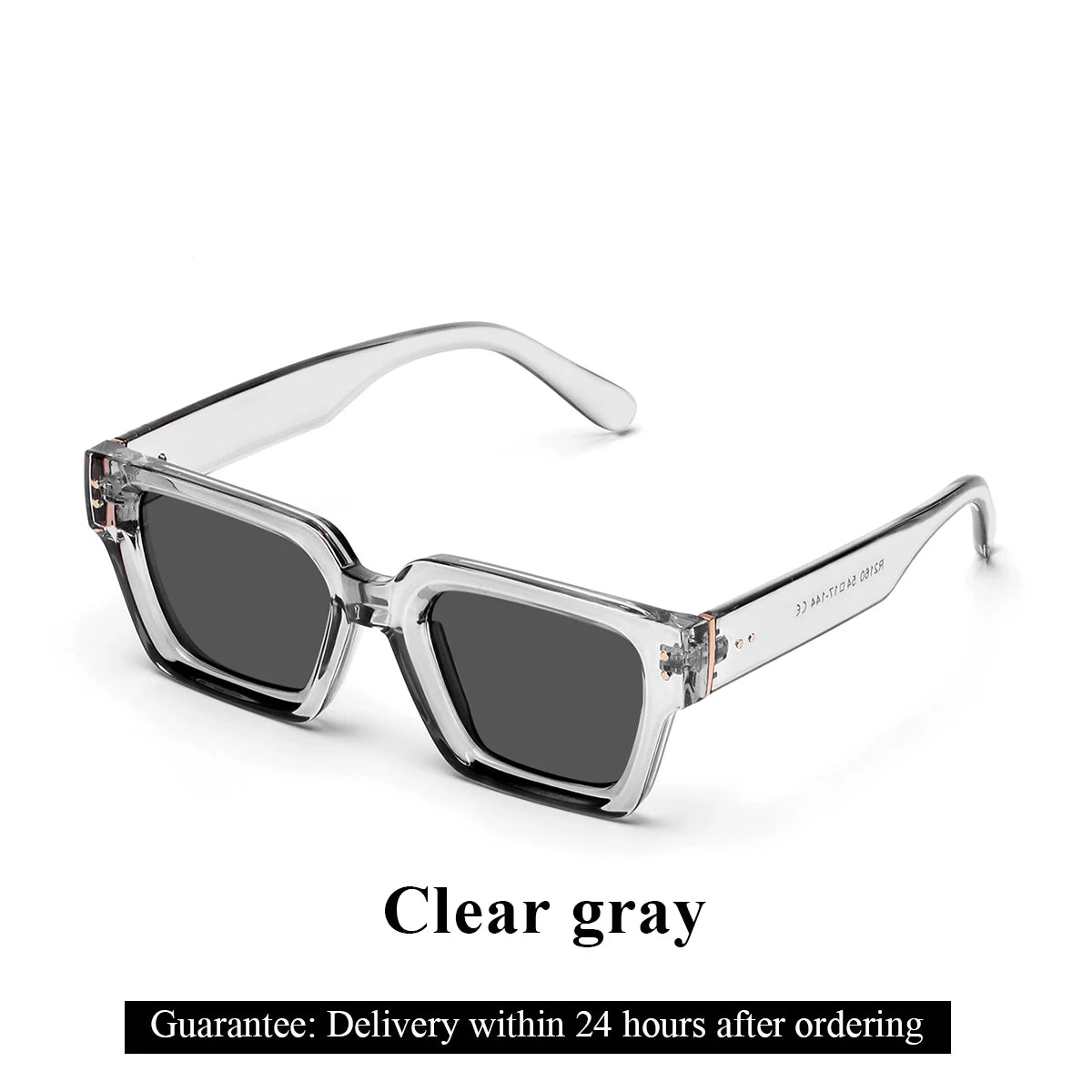 Gafas de sol Ruiao Retro Black Millionaire: gafas de sol de diseño de lujo 2024