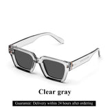 Gafas de sol Ruiao Retro Black Millionaire: gafas de sol de diseño de lujo 2024