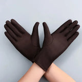 Fashion Summer Spandex Gloves Women Men Sexy Mittens Sun Protection White Black Etiquette Thin Short Stretch Dressy Dance Gloves