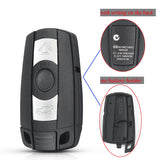 KEYYOU 3-Button Car Key Shell Case – Perfect Replacement for BMW!