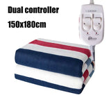 Electric Heated Blanket with Smart Temperature Control – Soft Plush Winter Warming Mat for Bed & Sofa