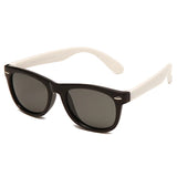 Gafas de sol clásicas de silicona para niños: protección UV400 para niños y niñas