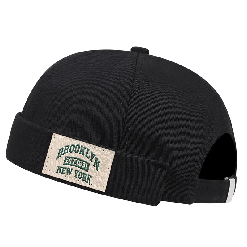 Unisex Melon Skin Cap – Vintage Hip Hop Style Beanie Hat for Street Fashion