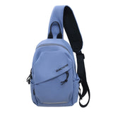 Unisex Nylon Bucket Bag – Lightweight Casual Shoulder Crossbody with Zipper Closure