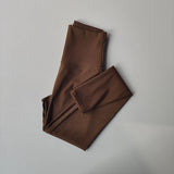 Seamless Yoga Pants for Women – Full-Length, Elastic Waist, Comfortable Nylon Fabric