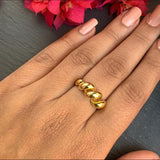 Trendy Stainless Steel Geometric Ring – Fashionable Statement Jewelry for Women