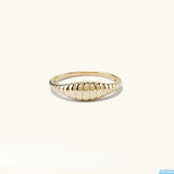 Minimalist Gold-Plated Stainless Steel Open Ring – Trendy & Elegant Jewelry for Women