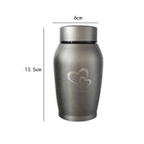 Stainless Steel Pet Cremation Urn for Dogs & Cats – Memorial Keepsake Container