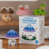 Mushroom & Vegetable Building Block Set – 6 Creative DIY Models for Kids