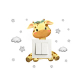 Cute Animal Wall Stickers – Removable PVC Decals for Kids' Rooms, Nursery & Home Decor