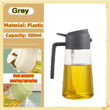 Oil Spray Bottle for Cooking – Refillable Olive Oil Dispenser for BBQ, Baking & Kitchen Use (200ml–500ml)