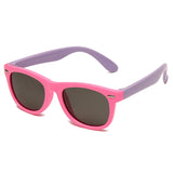 Gafas de sol clásicas de silicona para niños: protección UV400 para niños y niñas