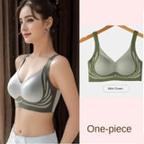 Wireless Push-Up Bra with Seamless Lift and Anti-Sagging Support