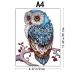 Phoenix-Shaped Wooden Animal Jigsaw Puzzle for Adults