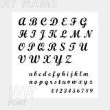 Customized Name Bracelet for Women – 316L Stainless Steel Gold Personalized Letter Jewelry