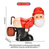 Santa Claus Bubble Machine - Musical Electric Bubble Blower with Lights for Kids