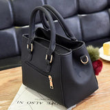 Women’s Vintage PU Leather Satchel – Plush Tassel Crossbody & Shoulder Bag