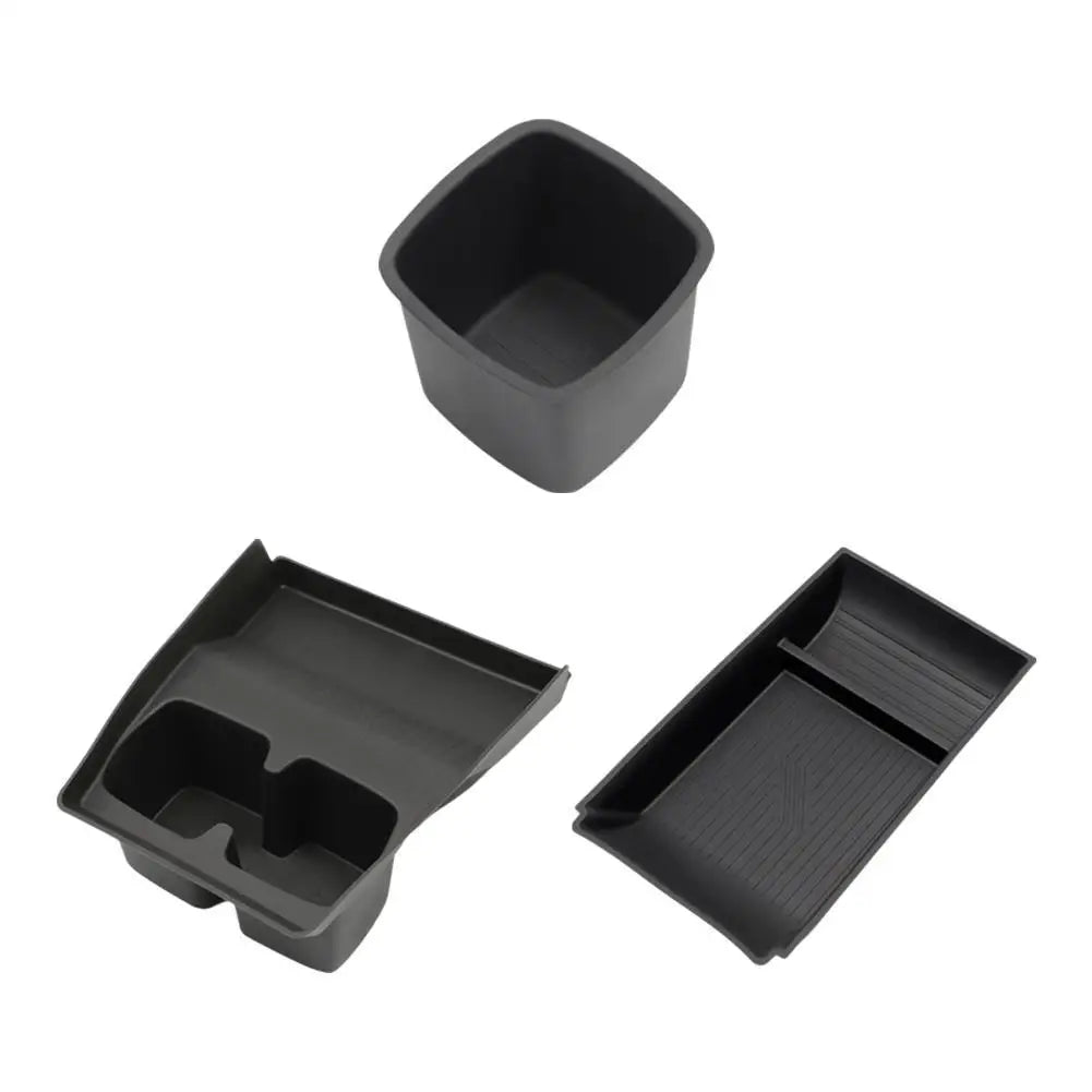 TPE Silicone Car Armrest Storage Box – Dustproof Console Organizer with Quick Installation
