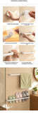 Perchero de pared para zapatillas: organizador de zapatos para baño impermeable, no poroso y con gran capacidad de carga