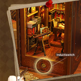 DIY Wooden Miniature Dollhouse Kit with Furniture – Handmade Assembly Model for Teens & Adults
