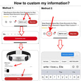 Custom Engraved Stainless Steel Name Bracelet for Men – Adjustable Link Chain