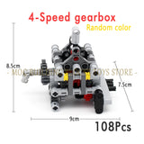 Car Model Building Blocks – DIY Speed Engine Transmission Brick Set for Teens & Adults