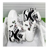 Men’s Canvas Sneakers – Casual Lace-Up Shoes for Spring & Autumn Walking or Running
