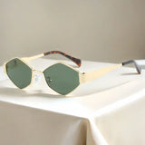 Luxury Hexagon Sunglasses – Trendy Polygon Shades for Men & Women