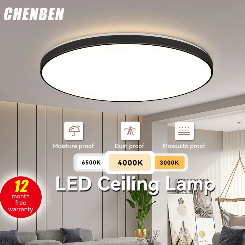 Panel de lámpara de techo LED: accesorio de decoración moderna para el hogar, el dormitorio, el baño y la sala de estar