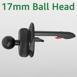 Universal Car Phone Holder Base – 17MM Ball Head for Air Vent Mount