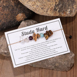 Trendy Unisex Stone Charm Bracelet – Stylish Rope Chain Jewelry