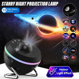 13-in-1 Starry Night LED Projector with Rotation & Timer for Bedroom Ambiance
