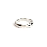 Minimalist Stackable Gold & Silver Ripple Rings – Stainless Steel Jewelry for Women & Men