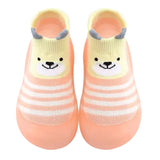 Cute Non-Slip Baby Floor Socks with Silicone Sole – Breathable Toddler Shoes for Boys & Girls