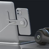 Invisible Foldaway Magnetic Car Phone Mount & 15W Magsafe Wireless Charger