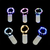 Guirnalda de luces LED de alambre de cobre, funciona con pilas, resistente al agua, para decoración del hogar, bodas y fiestas (1 m, 2 m, 3 m y 5 m)